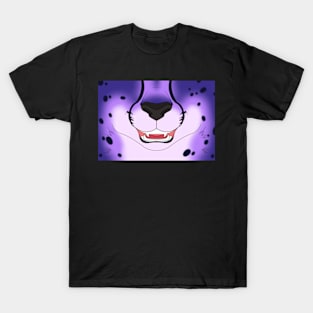 Purple Cheetah Face T-Shirt